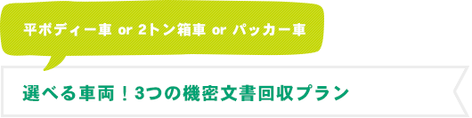 選べる車両！3つの機密文書回収プラン